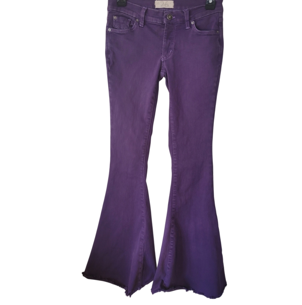 We The Free Size 26 Purple Flare Jeans